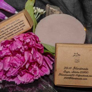 Lavender Goat Milk Soap With Purple Clay